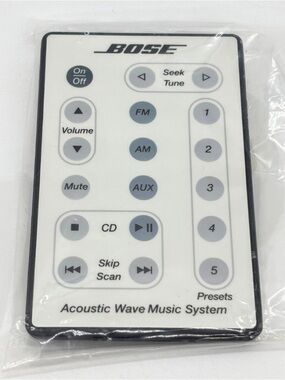 Bose Acoustic Wave Music System Remote Control OEM Open Box AUX AM FM